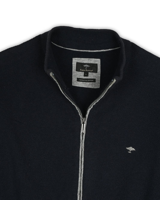 FYNCH-HATTON FULL-ZIP SWEATER - S