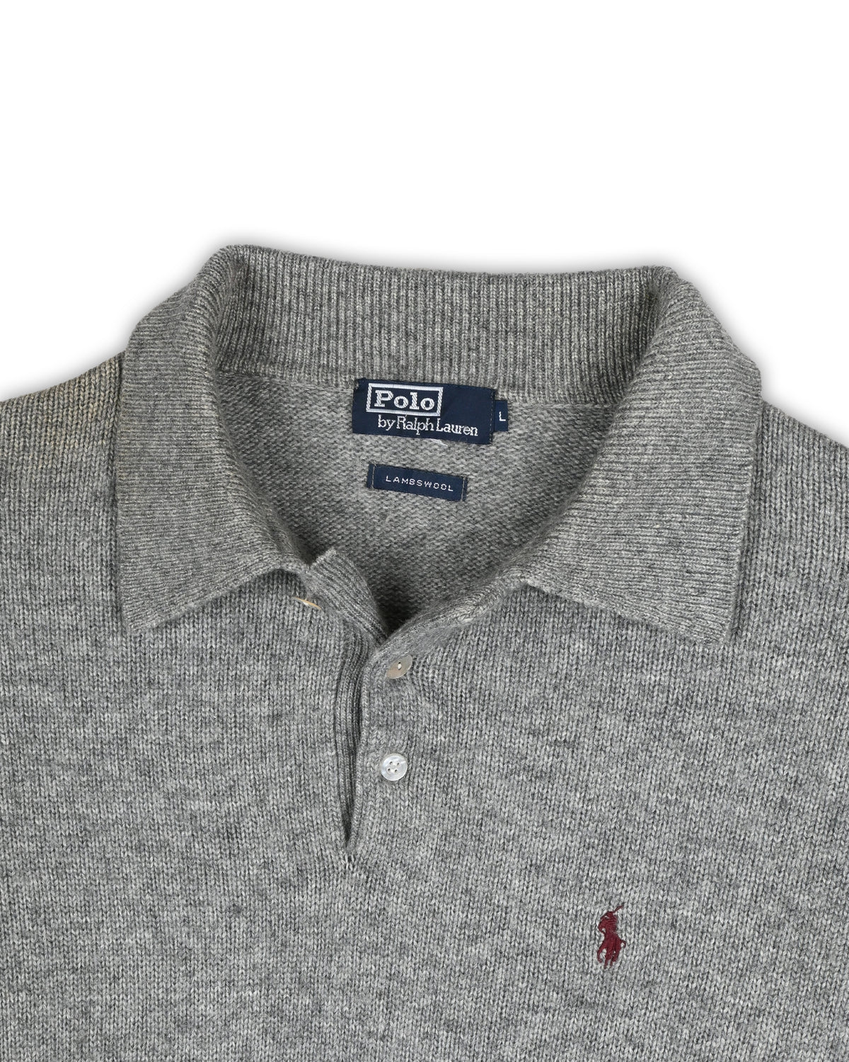 POLO RALPH LAUREN LAMBSWOOL SWEATER - L
