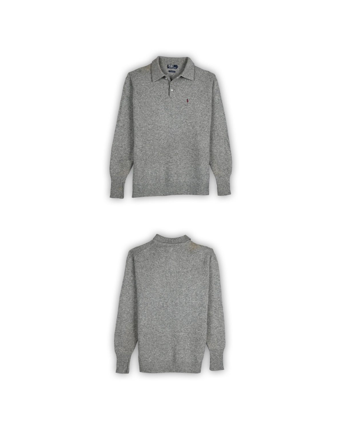 POLO RALPH LAUREN LAMBSWOOL SWEATER - L