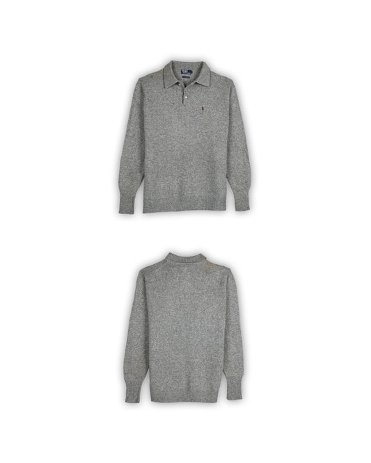 POLO RALPH LAUREN LAMBSWOOL SWEATER - L