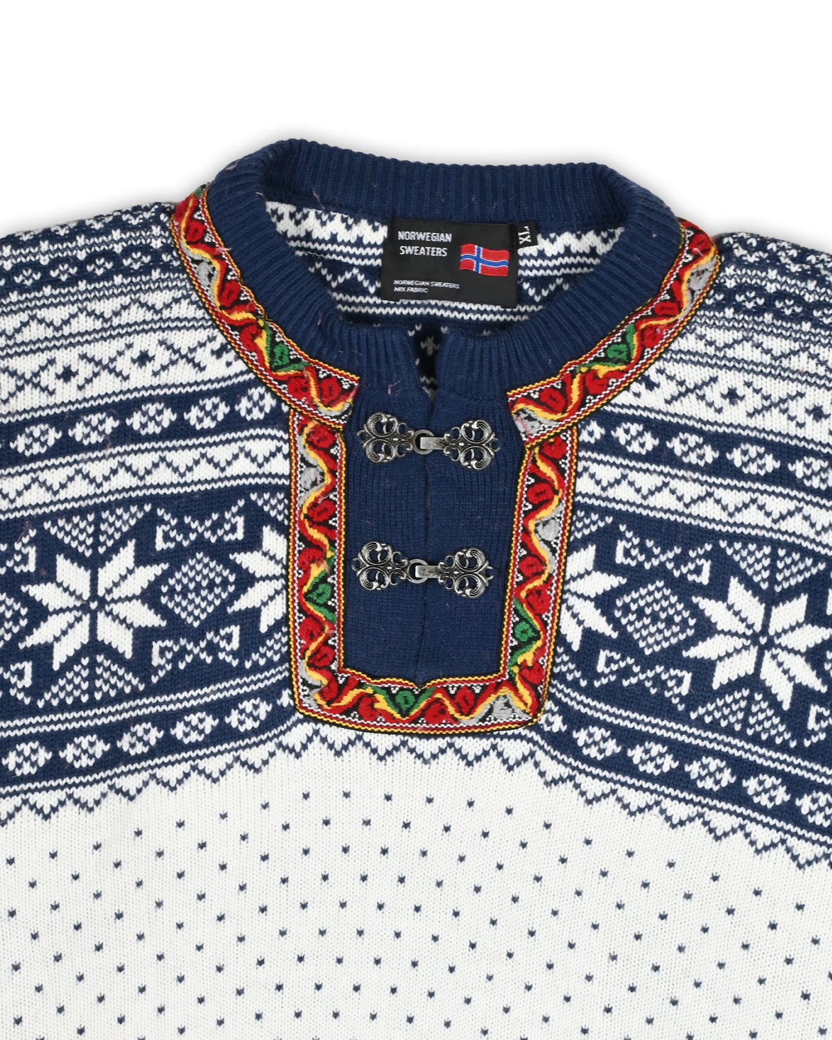 90'S NORWEGIAN WOOL CARDIGAN - XL