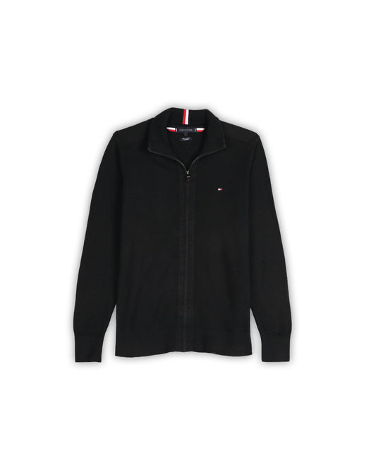 TOMMY HILFIGER ZIPPER SWEATER - S