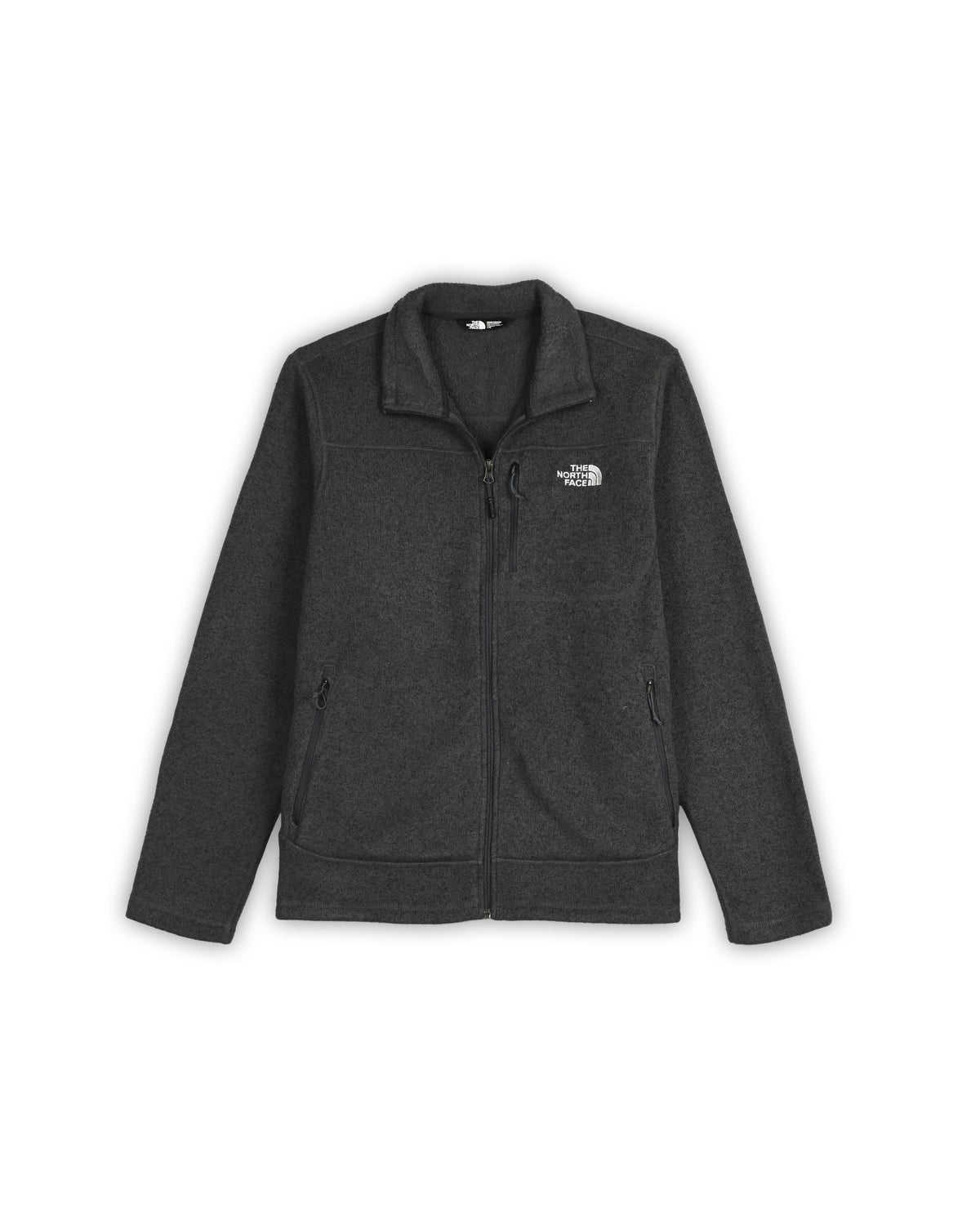 THE NORTH FACE ZIP-UP SWEATER - L