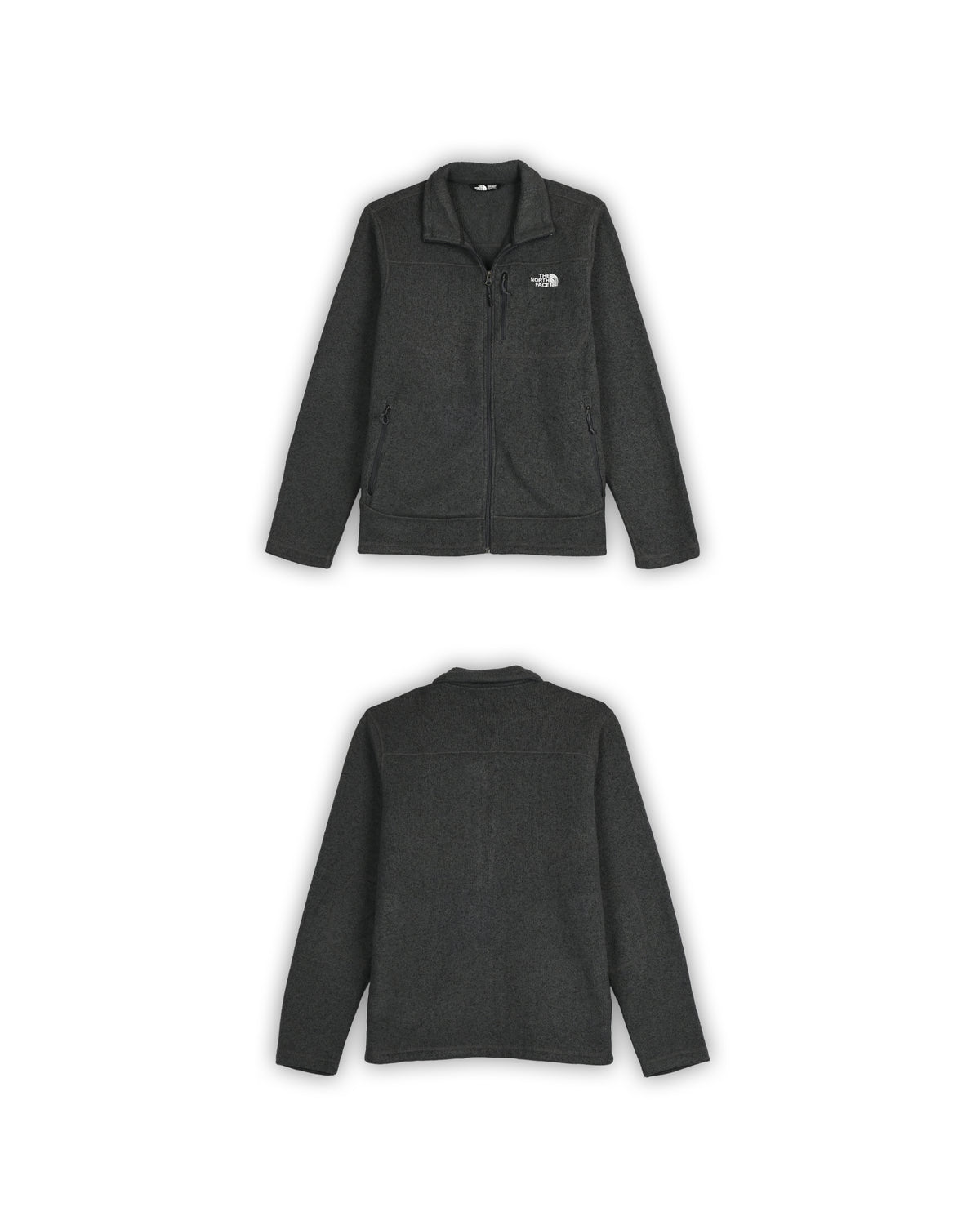 THE NORTH FACE ZIP-UP SWEATER - L