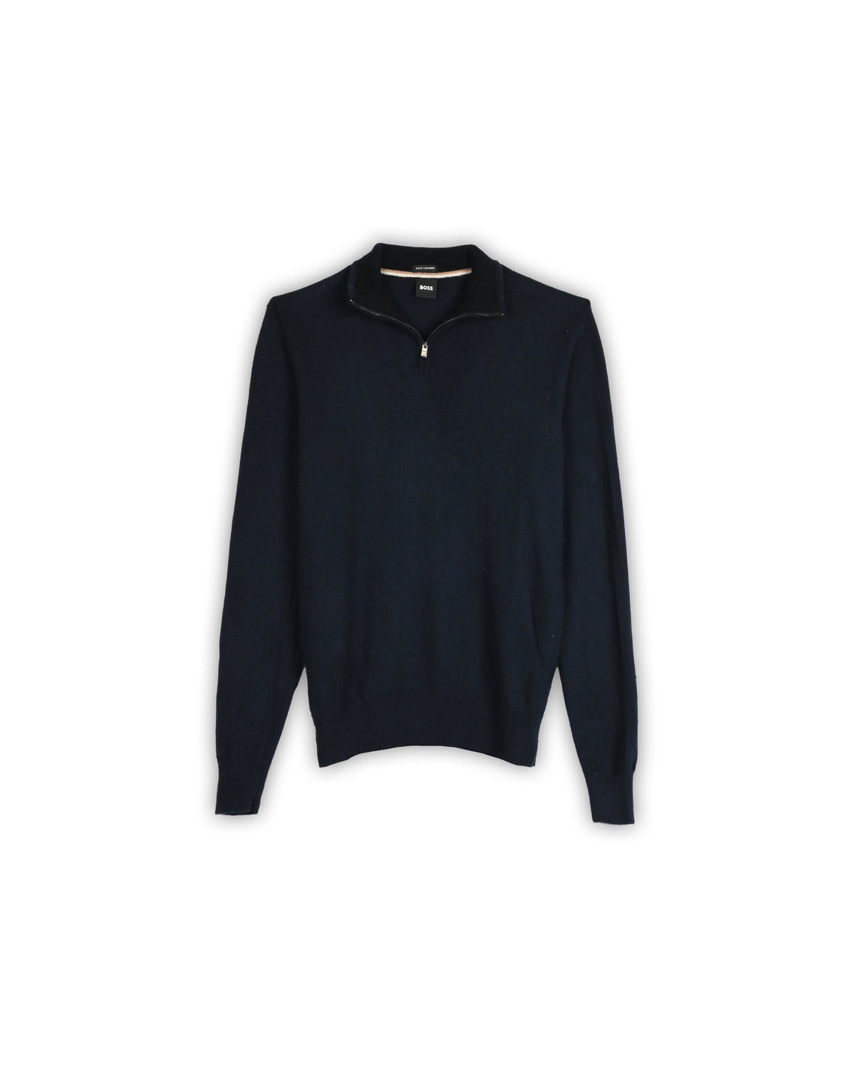 BOSS QUARTER-ZIP KNIT - M