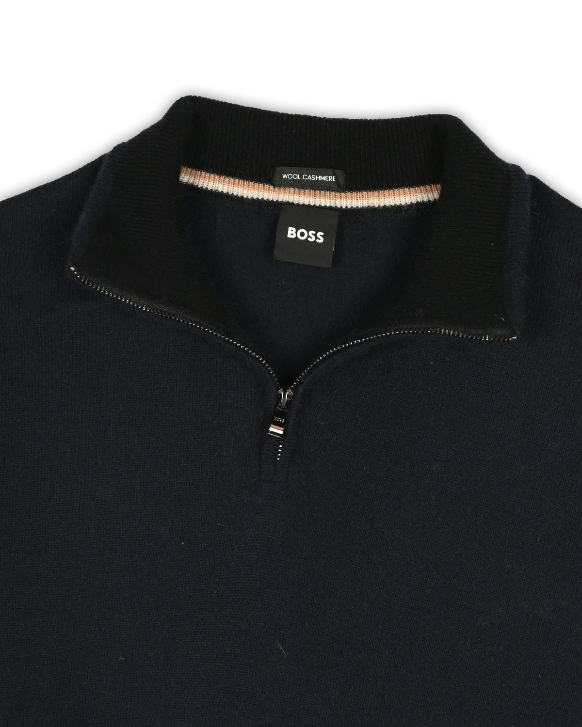 BOSS QUARTER-ZIP KNIT - M