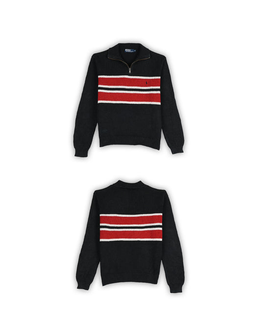 POLO RALPH LAUREN QUARTER-ZIP KNIT - M