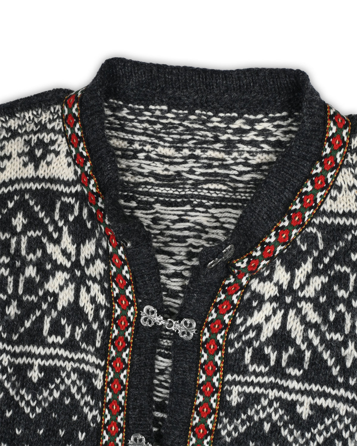 90'S NORWEGIAN WOOL CARDIGAN - M