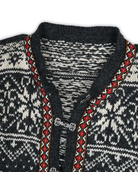 90'S NORWEGIAN WOOL CARDIGAN - M