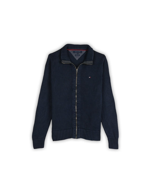 TOMMY HILFIGER ZIPPER SWEATER - M