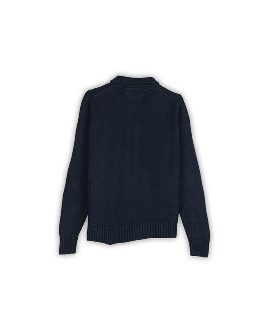 TOMMY HILFIGER ZIPPER SWEATER - M