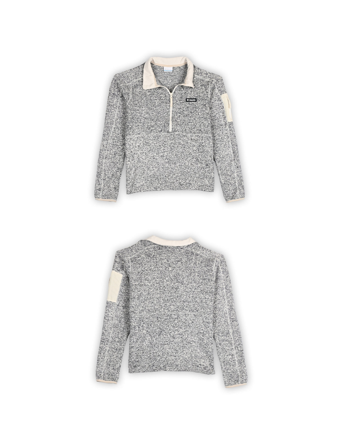 COLUMBIA QUARTER-ZIP KNIT - M