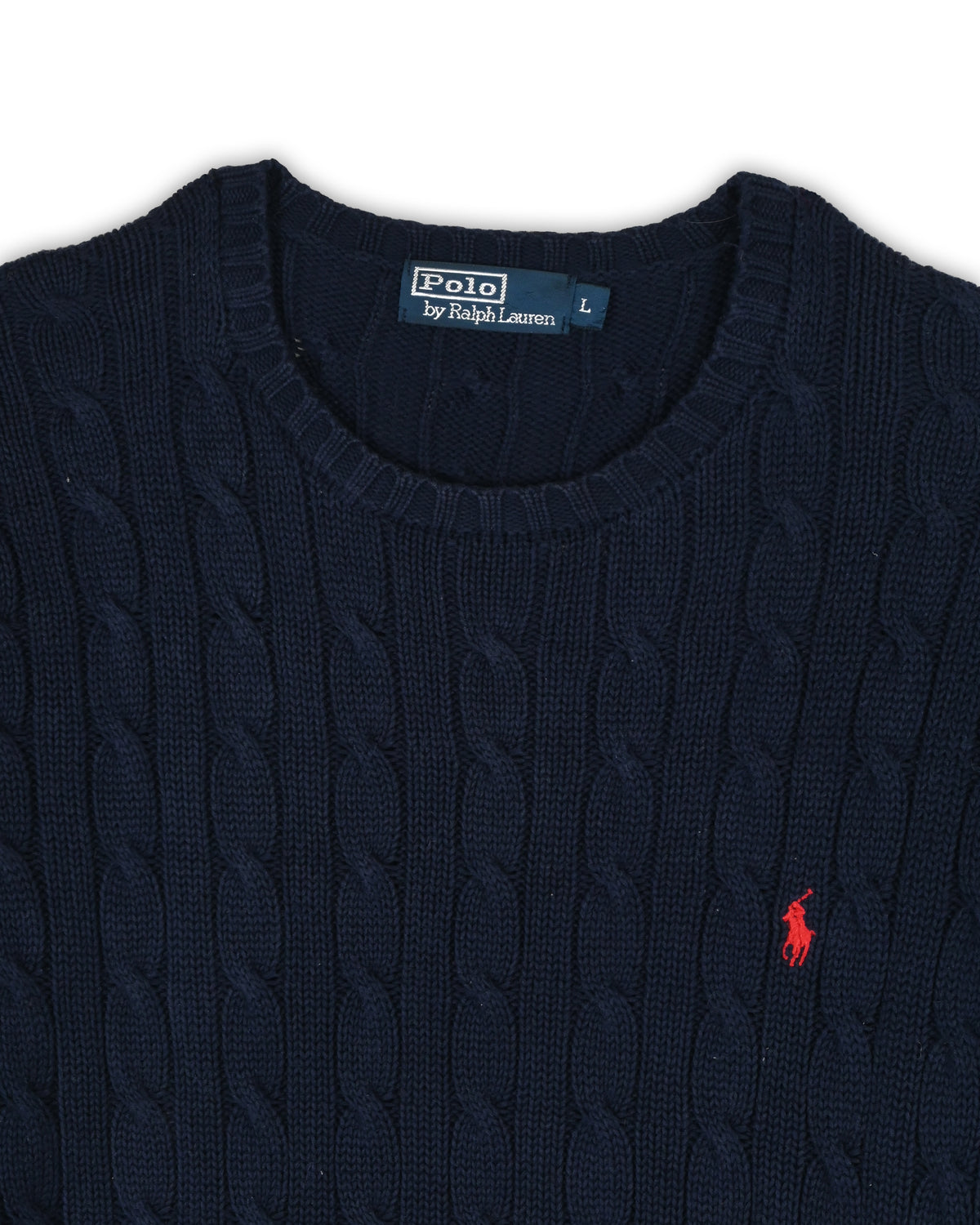 POLO RALPH LAUREN CABLE KNIT - L