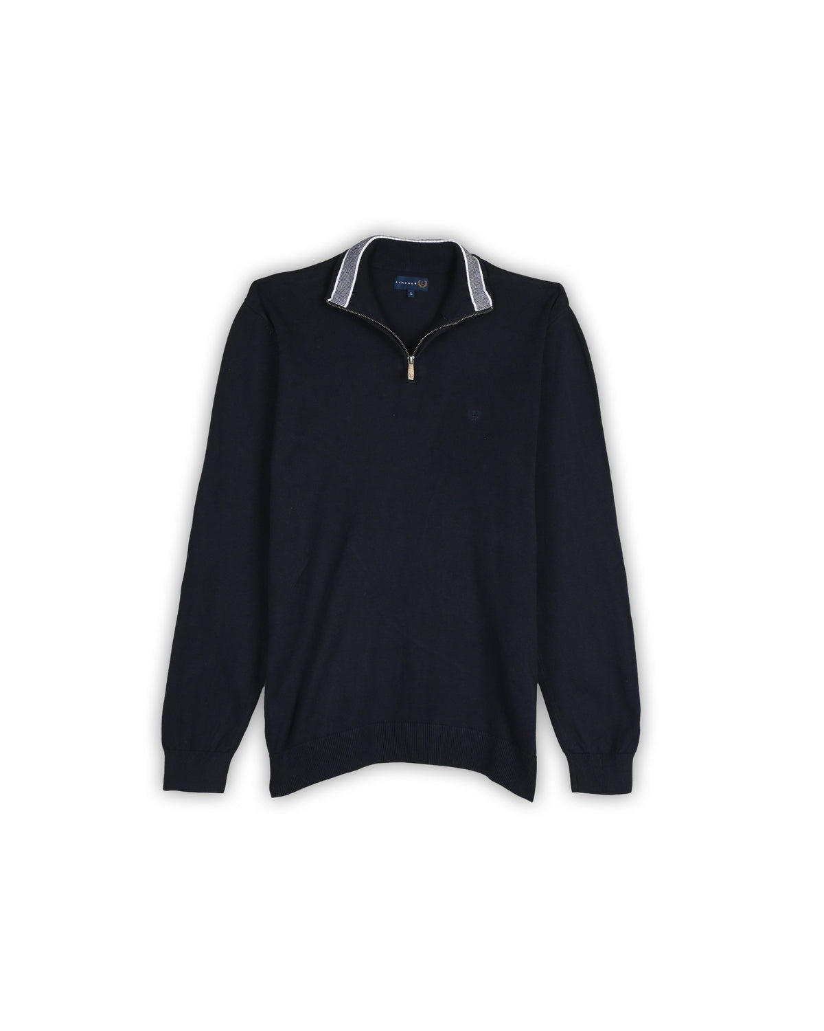 LINCOLN QUARTER-ZIP KNIT - L