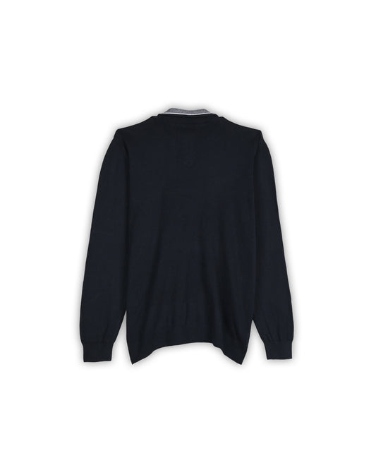 LINCOLN QUARTER-ZIP KNIT - L