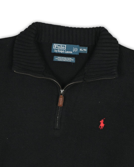 POLO RALPH LAUREN QUARTER-ZIP KNIT - XL