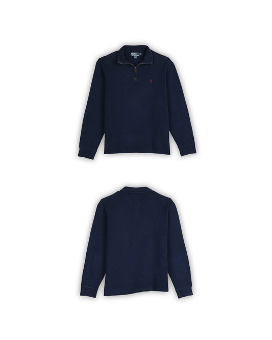 POLO RALPH LAUREN QUARTER-ZIP KNIT - M