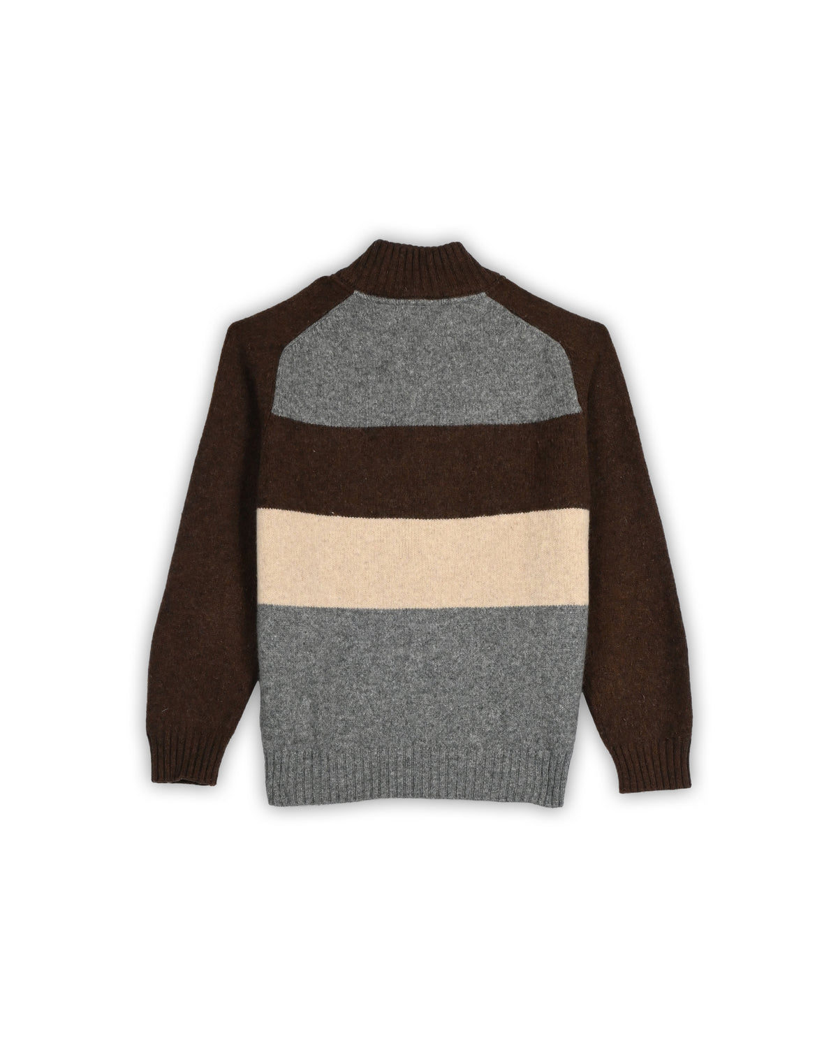 BURBERRY QUARTER-ZIP KNIT - S