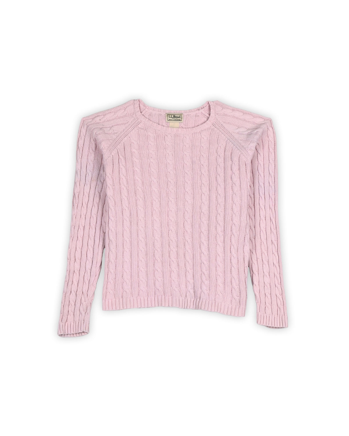 L.L.BEAN WOMEN'S CABLE KNIT - XS