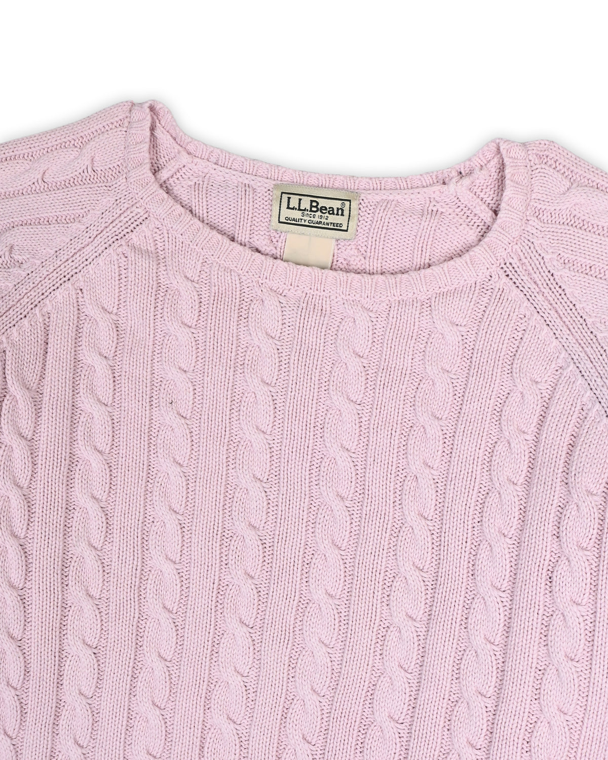 L.L.BEAN WOMEN'S CABLE KNIT - XS