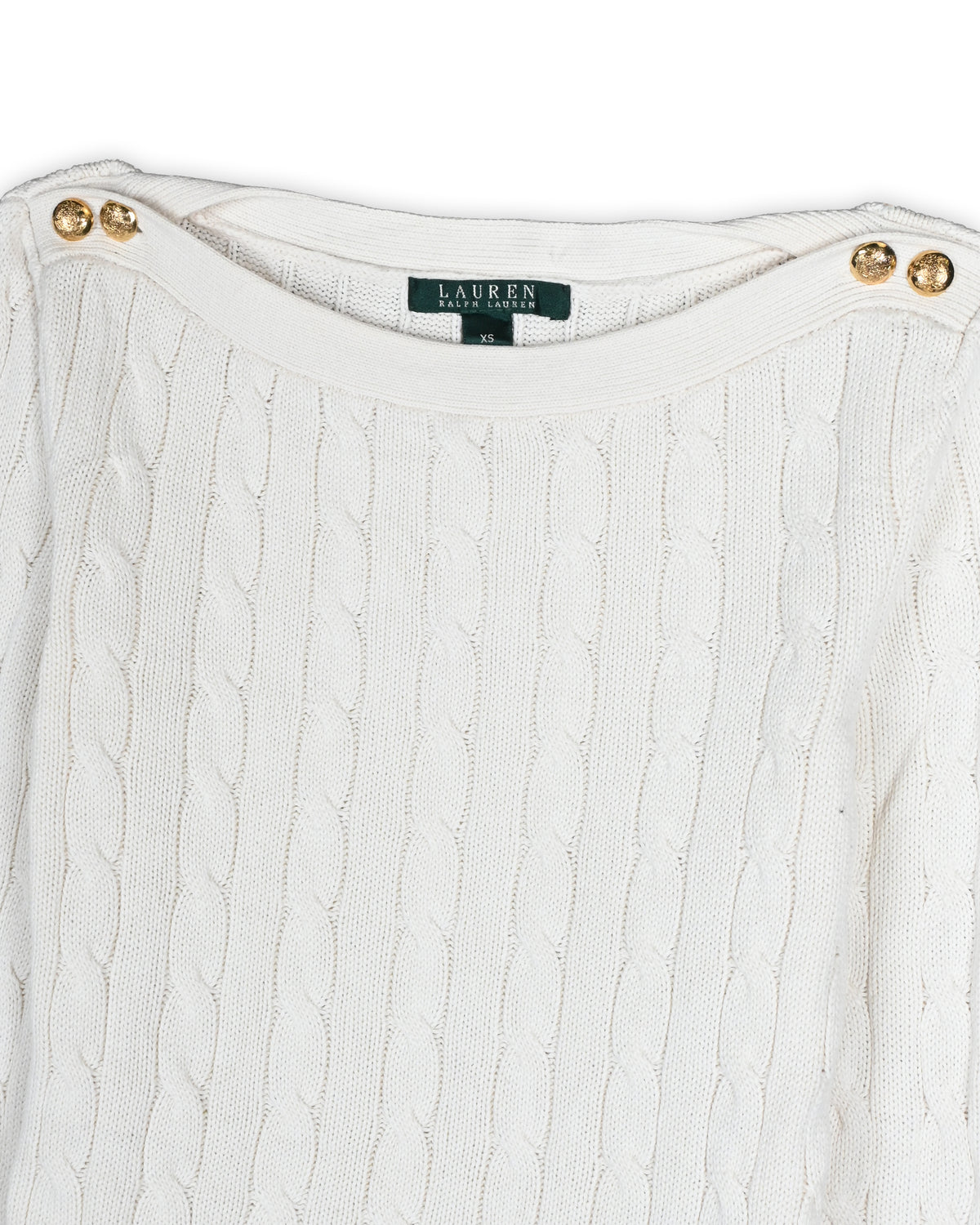 POLO RALPH LAUREN WOMEN'S CABLE KNIT - XS