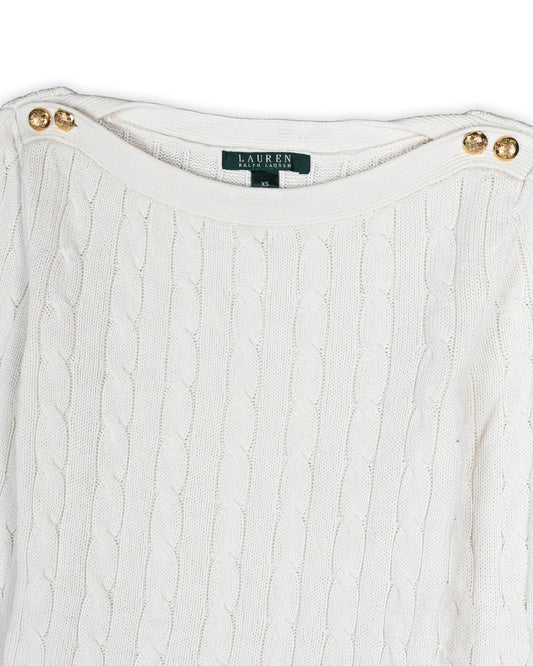 POLO RALPH LAUREN WOMEN'S CABLE KNIT - XS