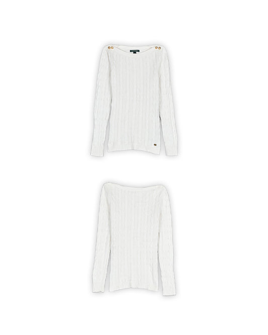 POLO RALPH LAUREN WOMEN'S CABLE KNIT - XS