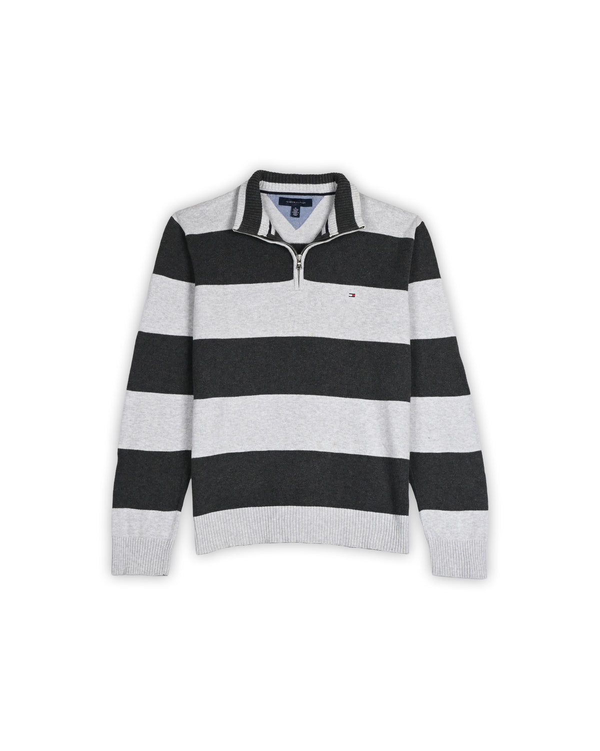 TOMMY HILFIGER QUARTER-ZIP KNIT - XL