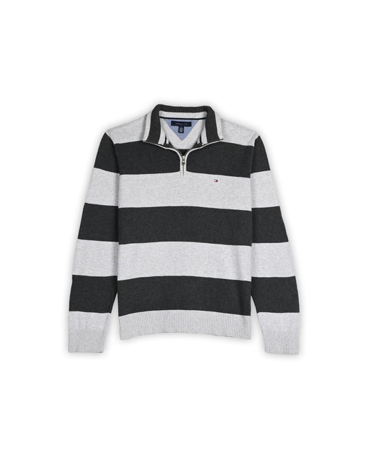 TOMMY HILFIGER QUARTER-ZIP KNIT - XL
