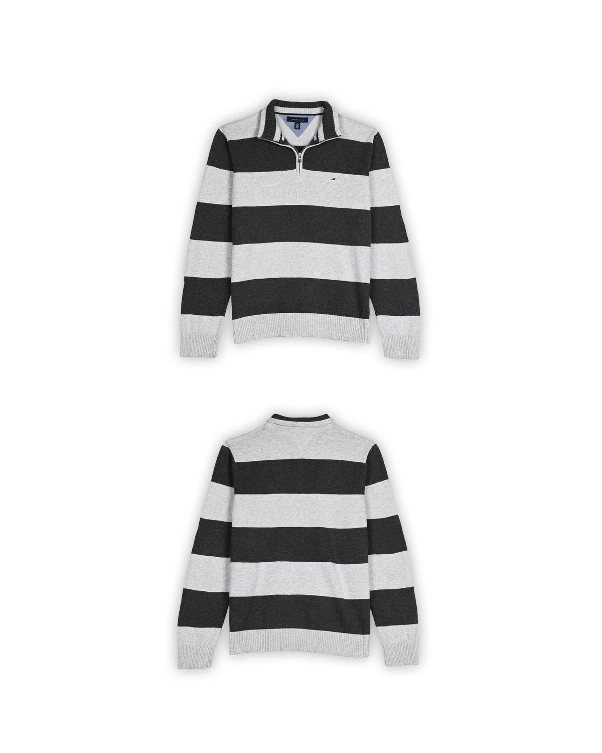 TOMMY HILFIGER QUARTER-ZIP KNIT - XL