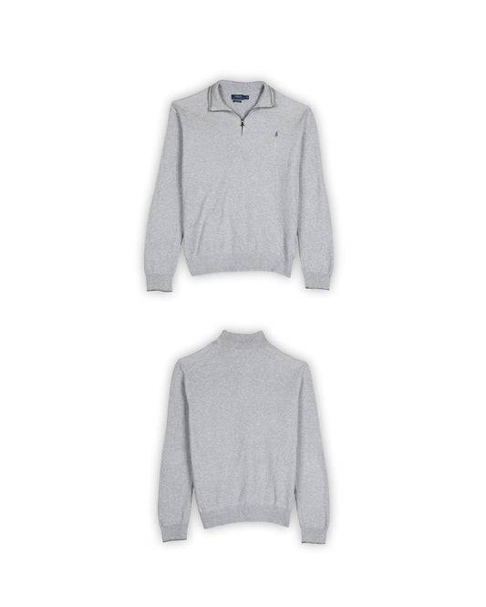POLO RALPH LAUREN QUARTER-ZIP KNIT - L