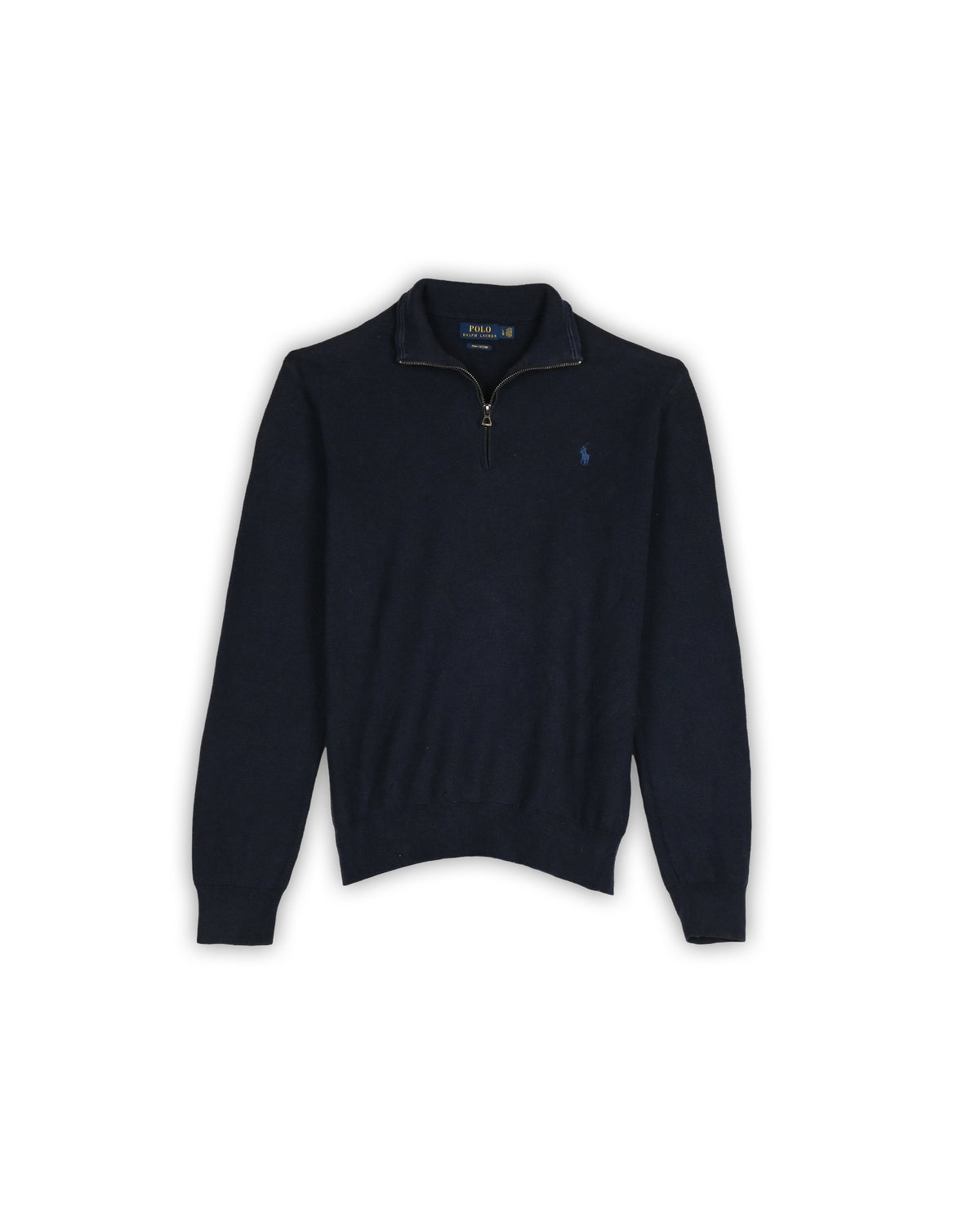 POLO RALPH LAUREN QUARTER-ZIP KNIT - L