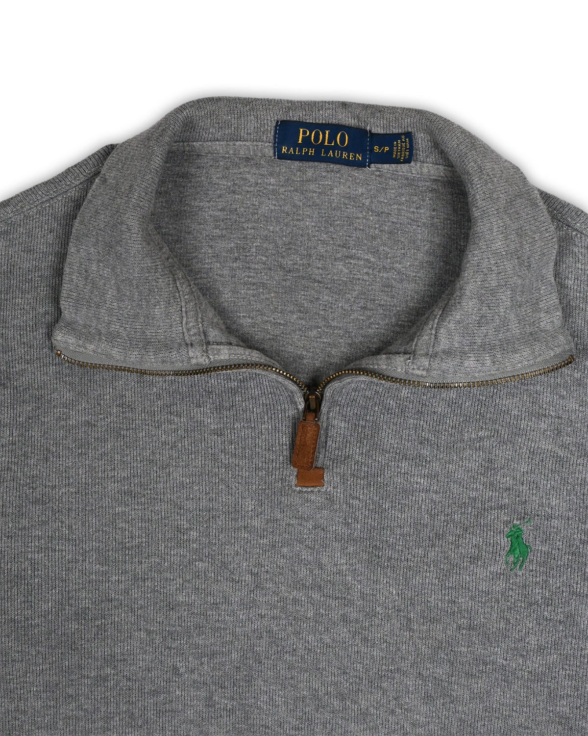 POLO RALPH LAUREN QUARTER-ZIP KNIT - S