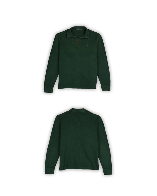 POLO RALPH LAUREN QUARTER-ZIP KNIT - M