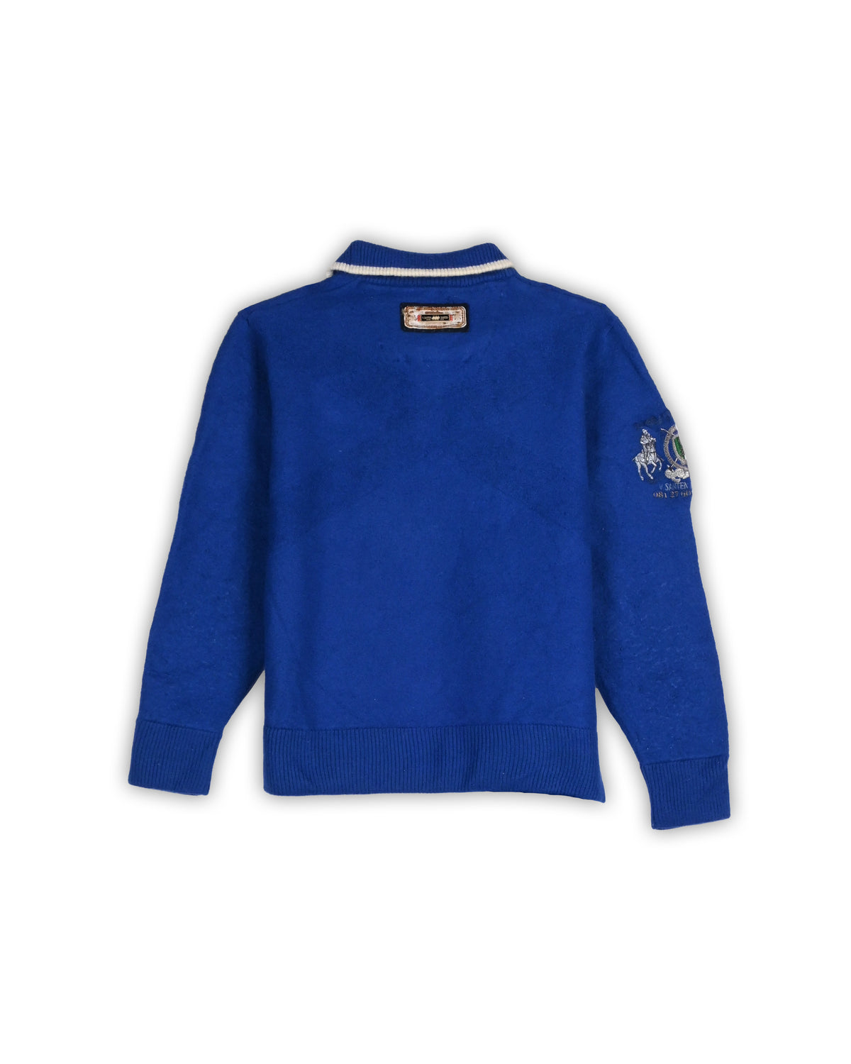 90'S VAN SANTEN POLO QUARTER-ZIP KNIT - XXL