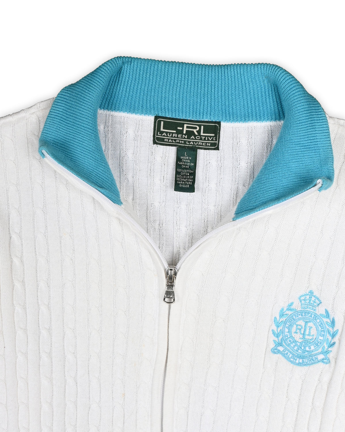 POLO RALPH LAUREN WOMEN'S ACTIVE SWEATER - L