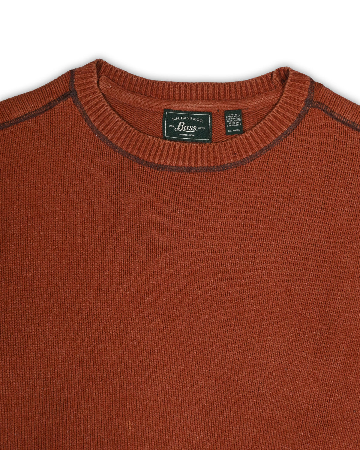 90'S G.H. BASS & CO. SWEATER - XL