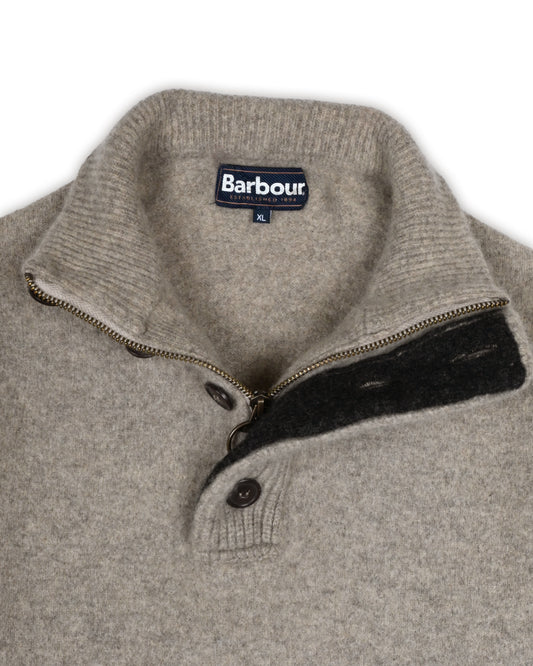 BARBOUR WOMEN'S QUARTER-ZIP KNIT - XL