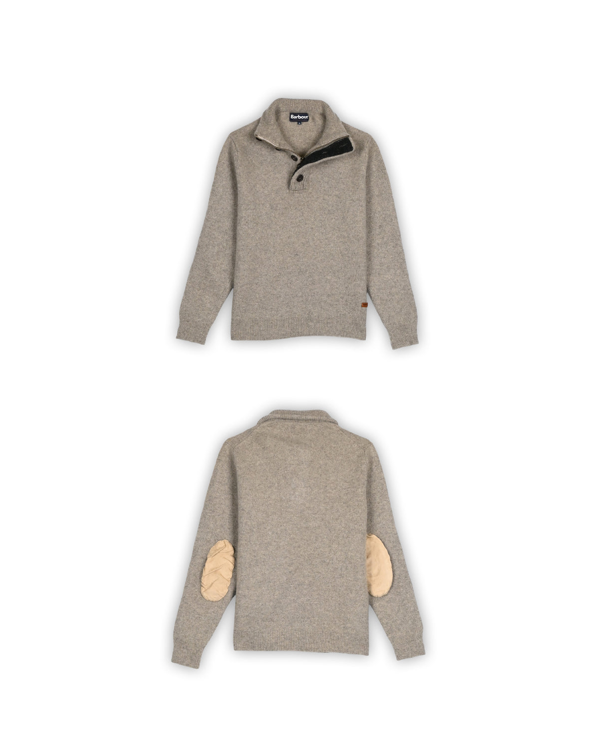 BARBOUR WOMEN'S QUARTER-ZIP KNIT - XL