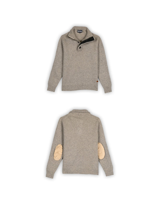 BARBOUR WOMEN'S QUARTER-ZIP KNIT - XL