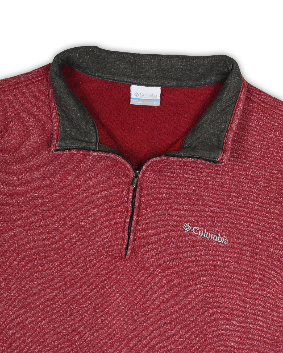 COLUMBIA QUARTER-ZIP KNIT - XL