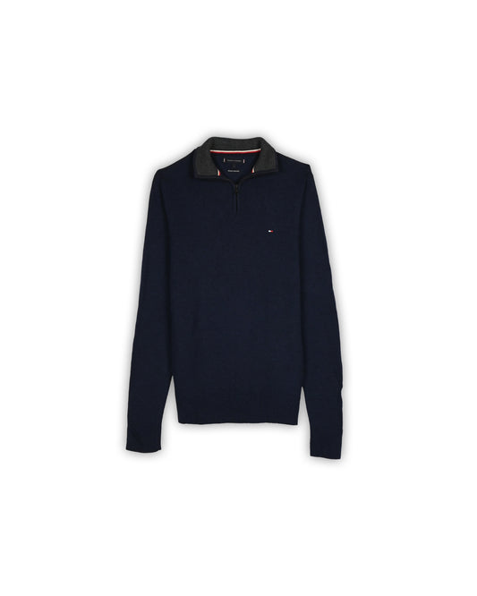 TOMMY HILFIGER QUARTER-ZIP KNIT - S
