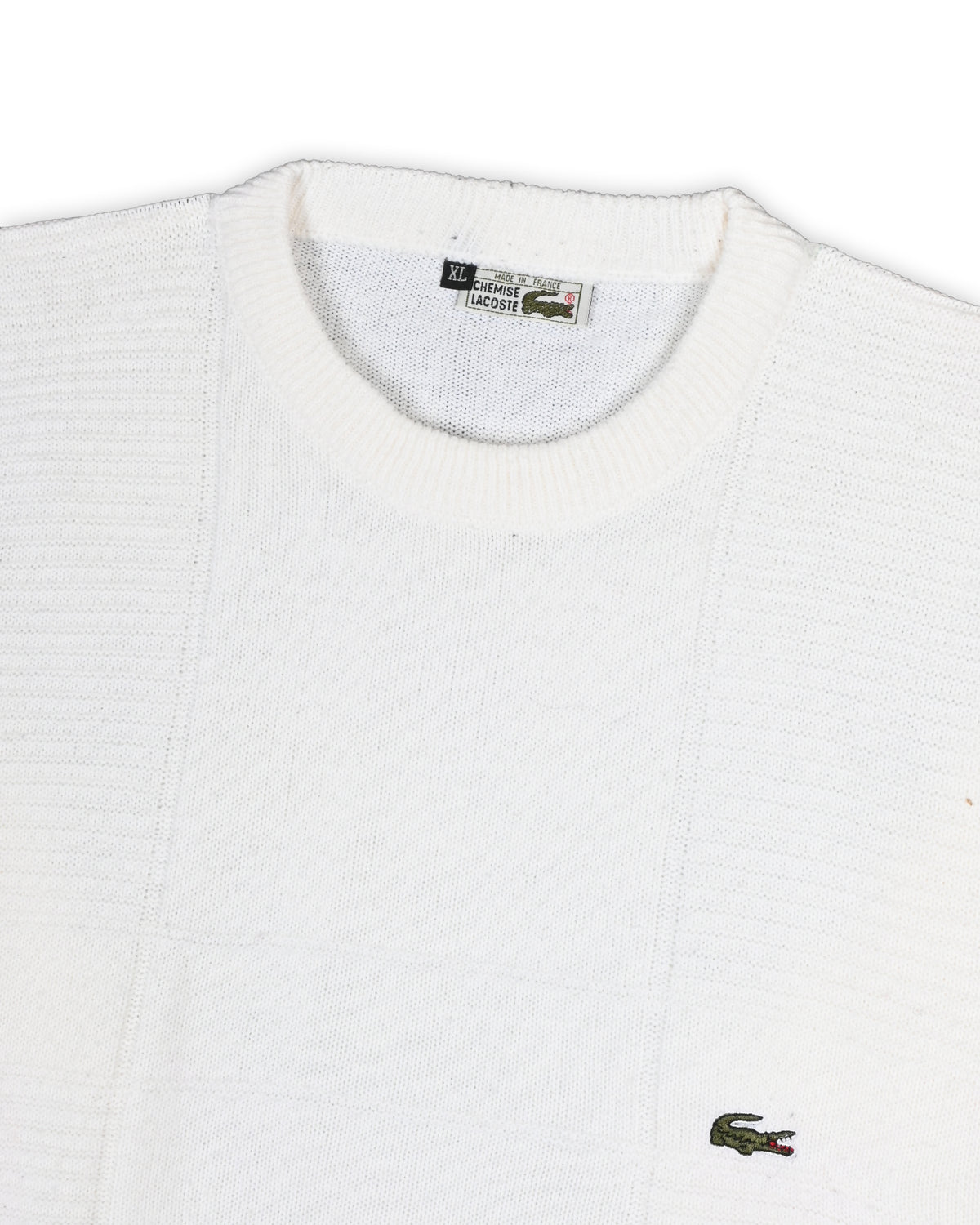 90'S CHEMISE LACOSTE SWEATER - XL