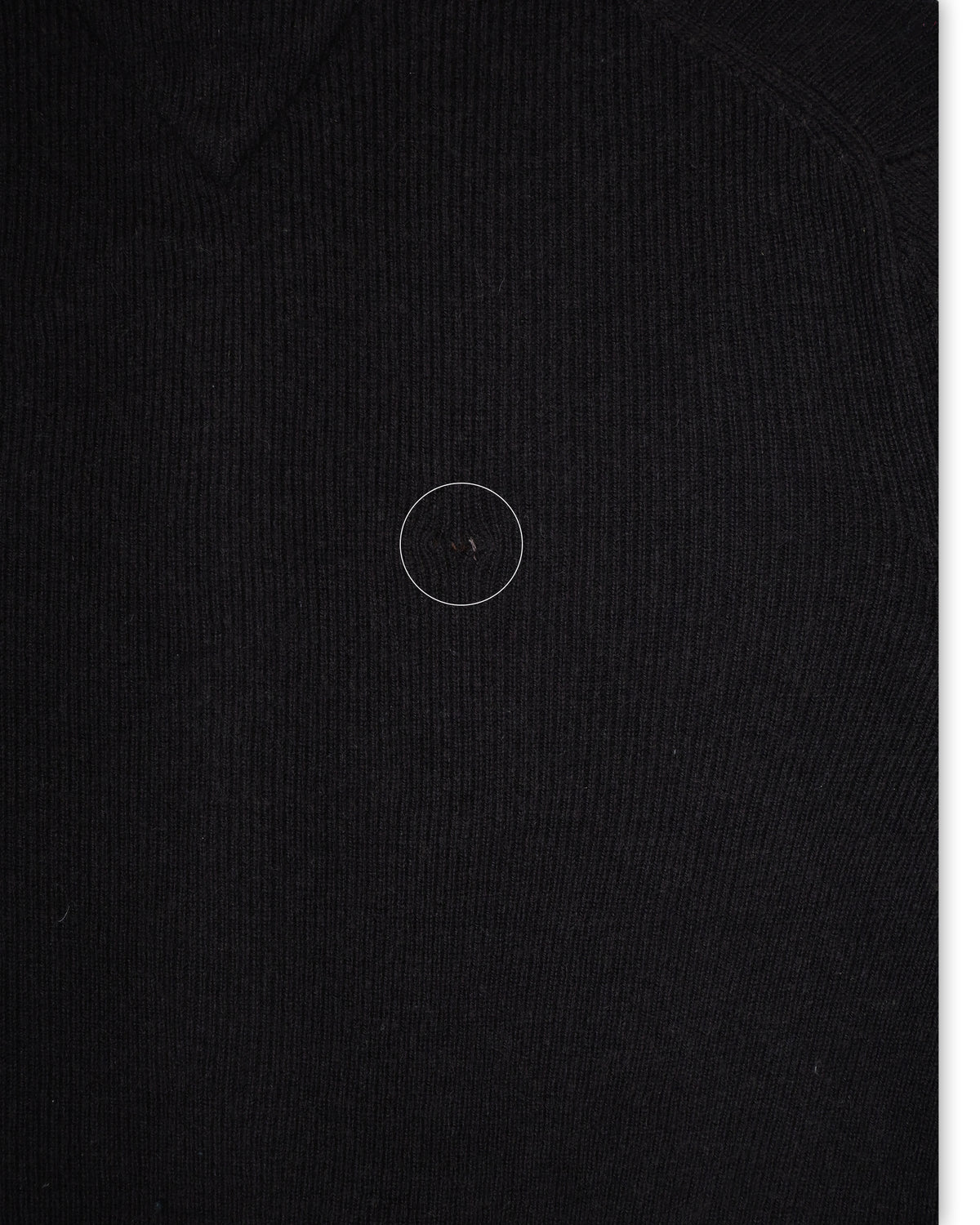 TOMMY HILFIGER LAMBSWOOL QUARTER-ZIP KNIT - S