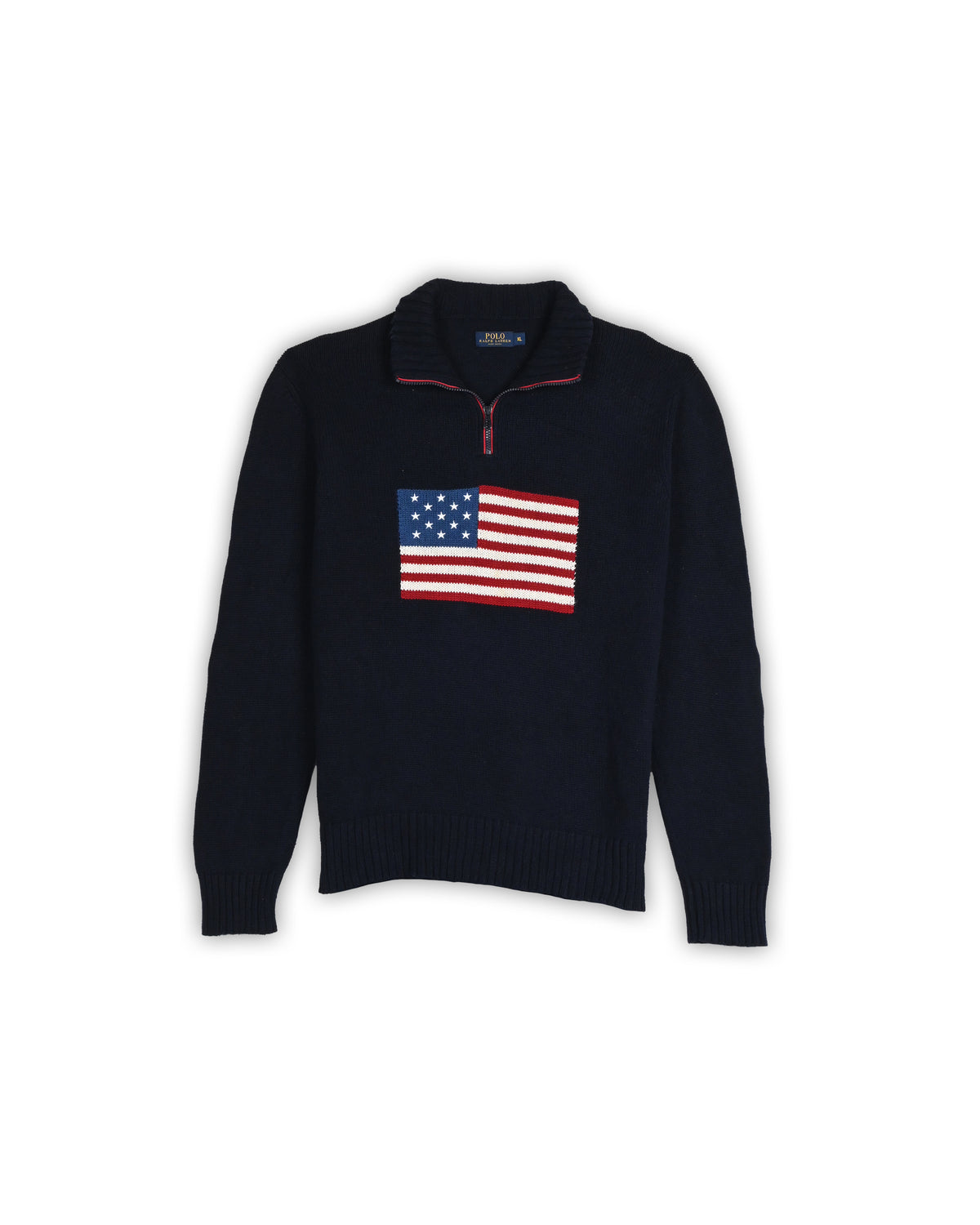 POLO RALPH LAUREN QUARTER-ZIP KNIT - XL