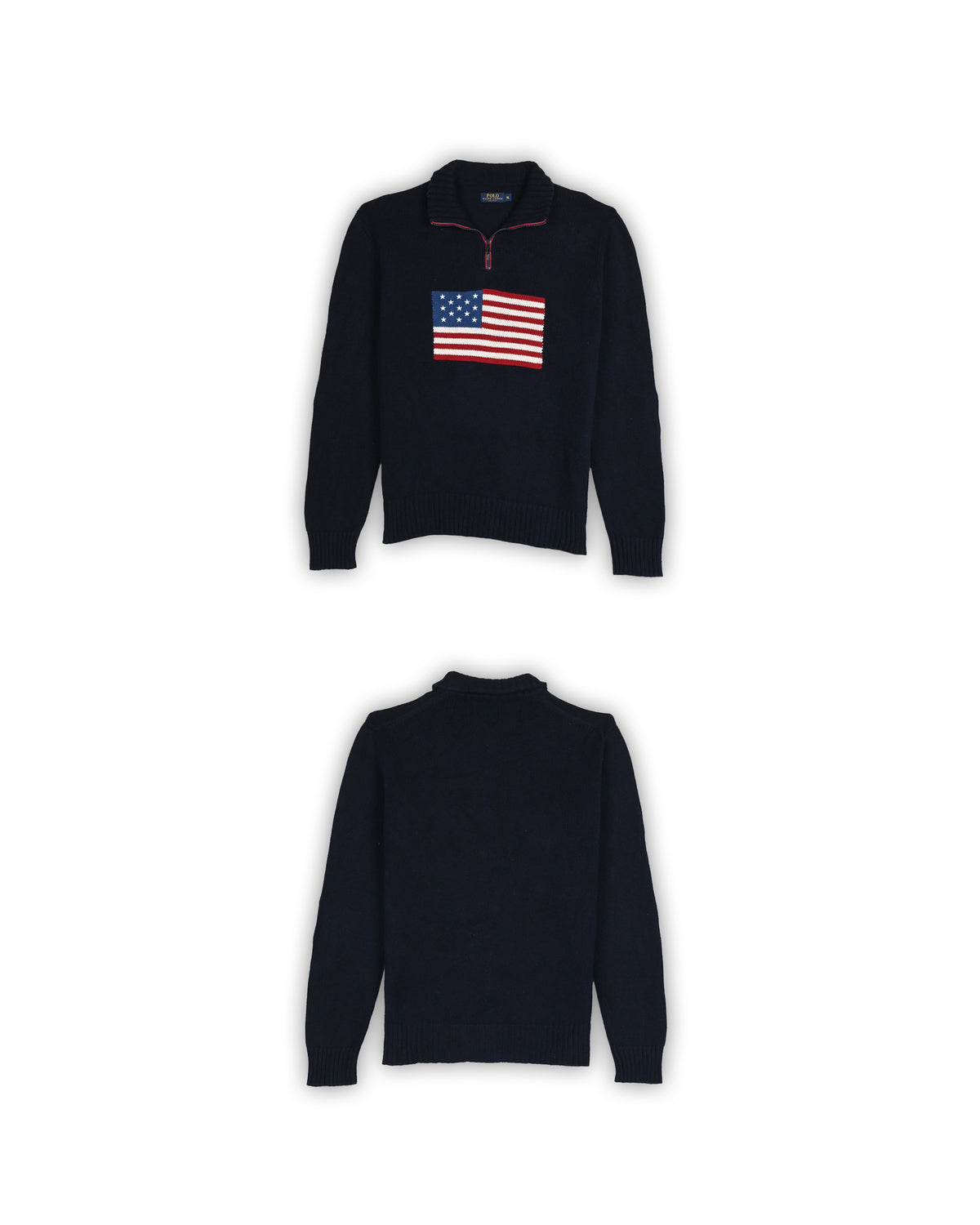 POLO RALPH LAUREN QUARTER-ZIP KNIT - XL