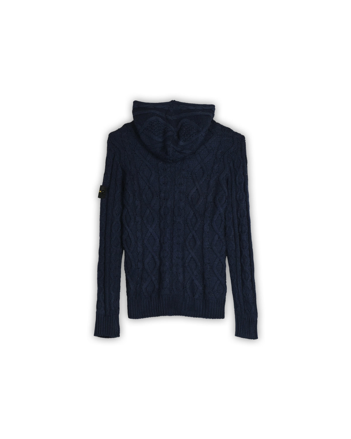 STONE ISLAND FULL-ZIP HOODED SWEATER - L