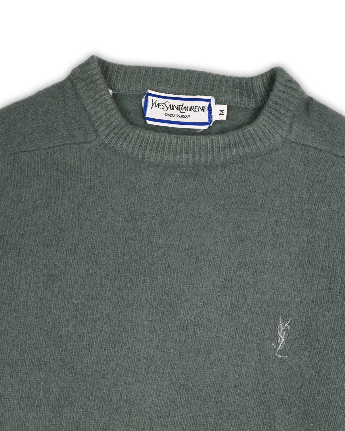 YVES SAINT LAURENT WOOLEN SWEATER - M