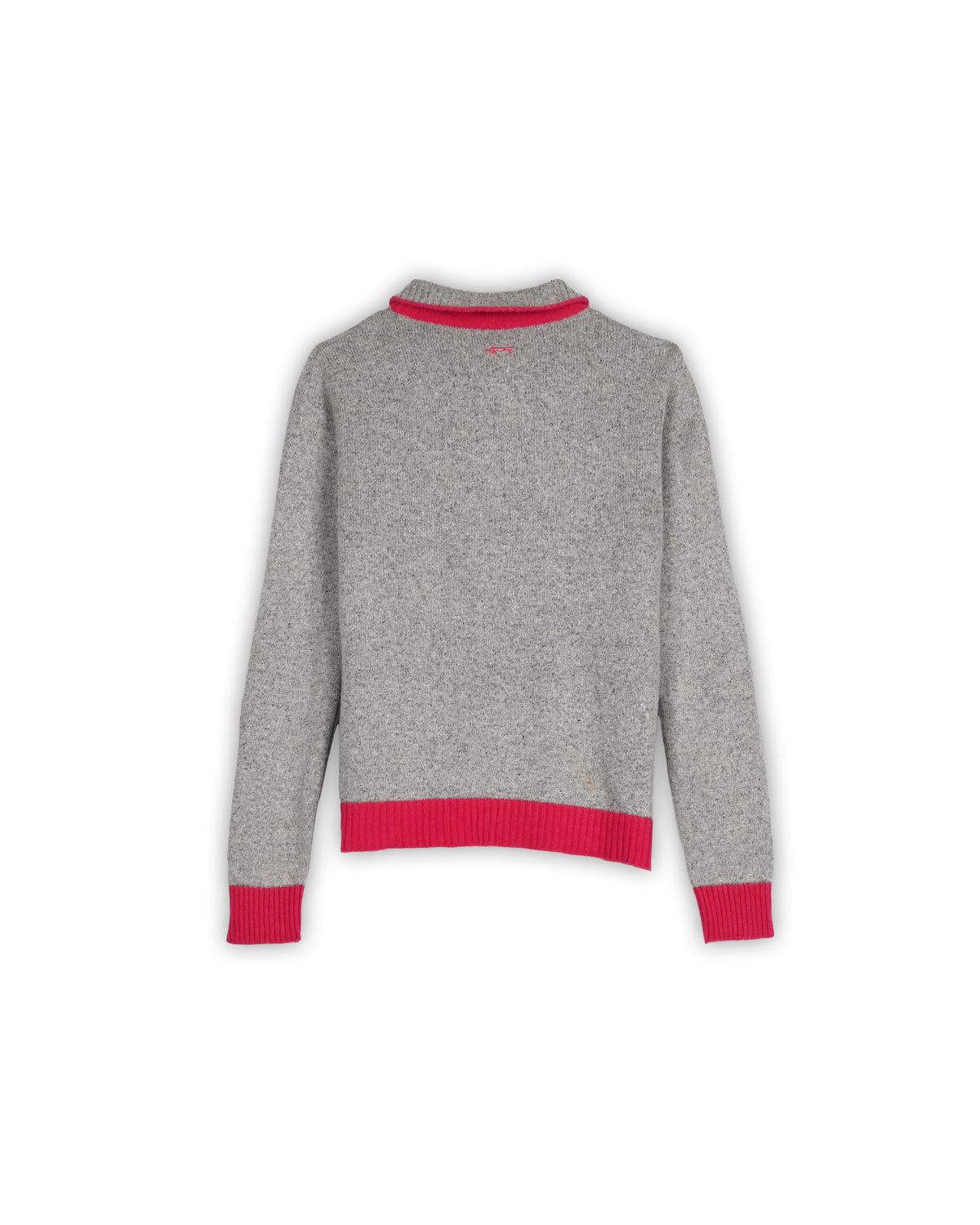LOUIS CASTEL QUARTER-ZIP KNIT - S
