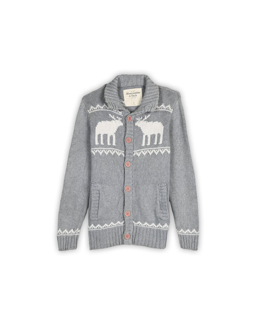 ABERCROMBIE & FITCH SWEATER - L